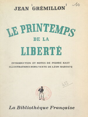 cover image of Le printemps de la liberté